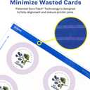 Avery Printable Round Cards, Sure Feed Technology, 2" Diameter, Matte White Cardstock, Print-to-the-Edge, Laser/Inkjet Cards, 300 Total