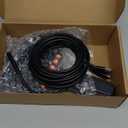 Dual Lens Endoscope Camera with Light, 1920P HD Industrial Borescope with 4.3" LCD, IP67 Waterproof Inspection Camera, 16.4FT Semi-Rigid Cable, 8 LED Lights 32GB Card, for Sewer Pipe Car Repair(Black)