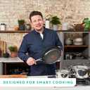 T-Fal x Jamie Oliver Nonstick Coated Stainless Steel Pan 11-Inch, Induction Compatible, Oven Safe up to 500F, Chef's Stainless Steel Skillet, Frying Pan, Silver