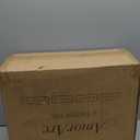 AmorArc Ceramic Dinnerware Sets for 4, 12 Pieces Square Handpainted Plates and Bowls Set, Chip and Scratch Resistant Stoneware Dishes Set, Dishwasher & Microwave Safe, Ocean Blue