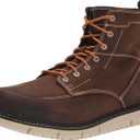 KEEN Utility Men's San Jose 6" Soft Toe Wedge Work Boots (11.5, Coffee Bean/Star White)