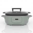 MAGNIFIQUE 6 Quart Multi-Cooker, with 8-in-1 Casserole Programmable Slow Cooker, Dutch Oven, Pasta, Nonstick, Oven Safe Pot to 500F Olive Olive