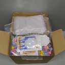 Zubebe 24 Set Ceramic to Paint Easter Eggs 3D Paint Your Own Ceramic Egg Figurines Unpainted Statues DIY Art Crafts with Painting Brushes Kit Palette Bags for Basket Stuffers Spring Party Favor Gifts