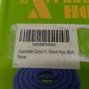 Expandable Garden Hose 50 ft with 10 Function Nozzle Sprayer, Lightweight & No-Kink Flexible Water Hose with Durable Collapsible Latex Core & Solid Brass Fittings, 50ft Retractable Stretch Hose, Black