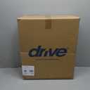 Drive Medical RTL12027RA 2-in-1 Raised Toilet Seat with Removable Padded Arms, Standard Seat