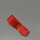 Ultra-Soft Stretchy Nylon Sport Band Compatible with WHOOP 5.0, One, Peak & Life | Adjustable, Breathable, & Sweat-Wicking Replacement Wristbands for Men & Women | NOT for Gen 4 (Red With Gold)