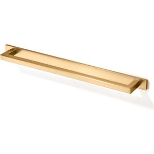 TUNNY 5 Pack Square Solid Cabinet Handles-10.08"/256mm Screw Spacing Brushed Champagne Gold Furniture Hardware Handles for Kitchen Cabinets Bedroom Dresser Wardrobe Cabinet Pulls
