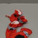 YAODHAOD Dog Shoes for Winter, Dog Boots & Paw Protectors, Fleece Warm Snow Booties for Puppy with Reflective Strip Anti-Slip Rubber Sole for Small Medium Size Dogs,Size 3: 1.5"x1.3" (L*W),Red