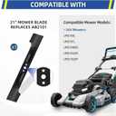 GICOOL LM2100SP 21-Inch High Lift Blade for 56V Lawn Mower, Compatible with LM2100SP LM2101 LM2102SP LM2142SP LM2114, Replace OEM AB2101