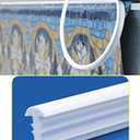 SuperDi Plastic 120ft Roll QP1562 Swimming Pool Liner Lock