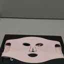 NVBOTY LED Face Mask Light Therapy, 4 Modes Portable Red Light Therapy for Face, 2000mAh Rechargeable Remote, Blue, Orange, 850NM Infrared & Red Light Mask, 400 LEDs, Timing Function, at Home & Travel