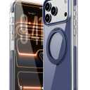 KUPEKIS Magnetic for iPhone 17 Pro Max Case 360 Spin Stand Blue