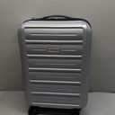 American Tourister Westridge Hardside Luggage Set with Spinner Wheels, Silver, Carry-On