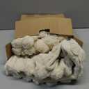 Cozy Bliss Faux Fur Throw Blanket for Couch, Cozy Warm Plush Striped Blanket for Sofa Bedroom Living Room, 50 * 60 Inches Beige