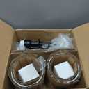 Battery Operated Wall Sconces Set of 2, Rechargeable Sconces with Remote