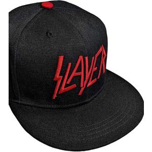 Slayer Band Logo Baseball Cap Size One Size Black