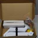 Suptek Monitor Mount Gas Spring Monitor Arm Desk Mount Fully Adjustable Fits 17 20 22 23 24 26 27 32 35 inch Monitors Weight Capacity up to 24.25 lbs, White