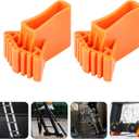 Cabilock Anti-Slip Ladder Feet Rubber Pads 2-Pack Folding Ladder Feet Covers for Stability and Floor Protection Non Skid Foot Pads for Home and Workplace Safety