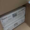 53.54" Tall Narrow Storage Cabinet with Adjustable Shelves Slim Freestanding Plastic Foldable Organizers and Storage Cabinets Small Gap Spaces Saver for Bathroom Kitchen Laundry Room Bedroom (Brown)