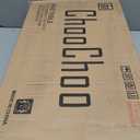 ChooChoo Mission End Tables Set of 2, Narrow Side Tables for Small Spaces, Night Stands with Storage Shelf for Living Room and Bedroom, Black