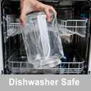 Glass Jars with Lids 78 oz, Airtight Silicone Seal & Non-Slip Design, Large Glass Storage Containers with Lids, Wide-Mouth Storage Containers for Kitchen, Laundry, Pantry & Office