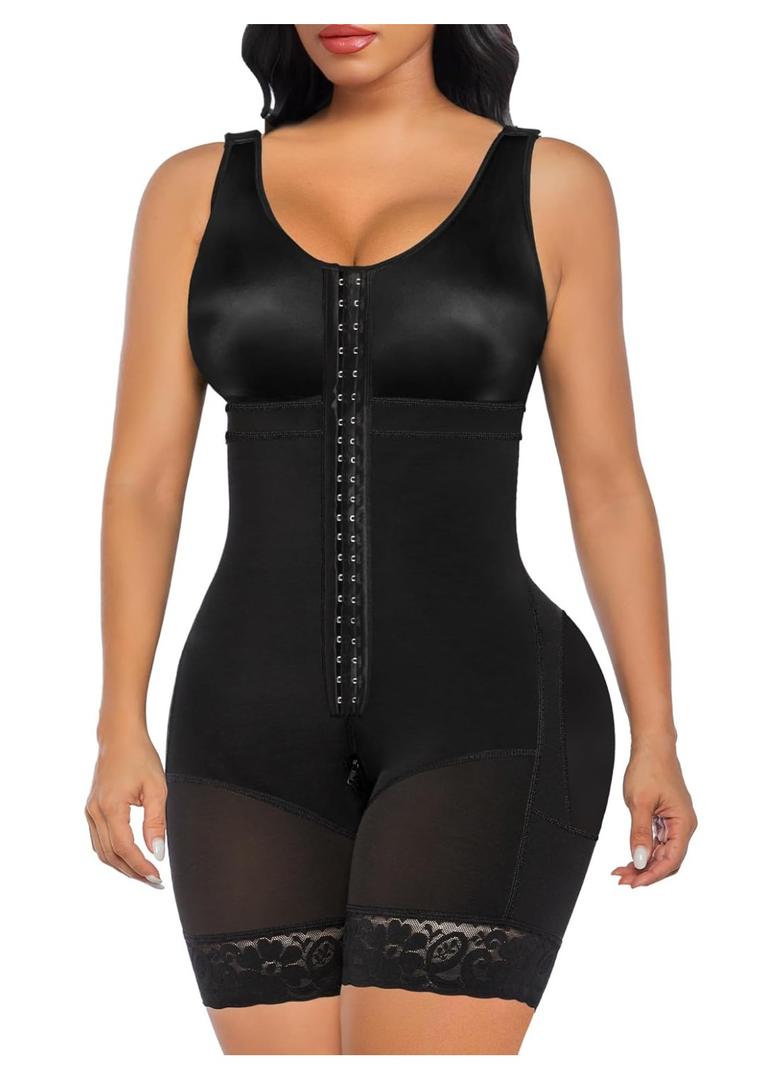 SHAPERX Women's Fajas Colombianas Tummy Control Shapewear Postpartum Full Body Shaper Butt Lifter Bodysuit XL