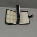 MODENGKONGJIAN Jewelry Organizer Box, 2-Layer Large Jewelry Storage Case, Portable Travel Jewelrys Display Holder for Earrings, Necklaces, Bracelets (Black, PU Leather)