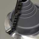 1 Pack #1 Epdm Roof Pipe Flashing Boots 3/4"2-3/4" Pipe Flexible Metal Roof Vent Pipes Flashing, Retrofit Roofs Jack Boot with Aluminum Base for Metal Roofs Repair