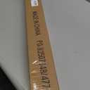 Warm Gold Curtain Rods for Windows 28 to 48", 1-Inch Blackout Curtain Rods with Aluminum Brackets and End Cap Finials, Adjustable Drapery Rods for Sliding Glass Door/Bedroom/Kitchen/Living Room Etc.