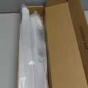 Rergy Cabinet Handles Half Moon Door Pulls and Knobs2Pack Back 11-1/3inch Hole Center, Decorate Hardware for Kitchen Zinc Alloy Furniture for Dresser Drawer (Black)