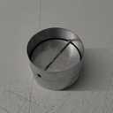 ECOPRO VENT - 5" Inch Backdraft Damper for Straight or Flex Duct. Bathroom Exhaust Fan. Kitchen Hood Exhaust Fan and Different Dryer Fan Backflow Preventer. Steel Damper with Aluminum Valve Flaps