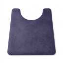 U-Shaped Contour Toilet Floor Mat, Blue 