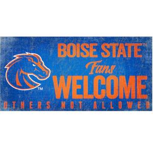 Boise State Broncos Fans Welcome Sign