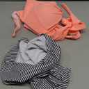 Tempt Me Women Two Piece Vintage Swimsuit Retro Halter Ruched High Waist Bikini with Bottom M