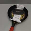 Yonida Carbon Steel Pan, 10 Inch Nonstick Frying Pan Skillet, PreSeasoned Carbon Steel Cookware with Removable Silicone Handle Holder, Indoor/Outdoor, Induction & Oven Safe