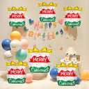 6Pcs Christmas Cake Balloons Set, 23-in Cake Balloons, Can Be Used for Christmas and Birthday Parties or Banquet Scene Decorations