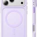 ORNARTO Magnetic for iPhone 17 Pro Max Case, 7X Military-Grade Drop Protection, Compatible with MagSafe, Slim Shockproof Translucent Matte Phone Case for iPhone 17 Pro Max 6.9", Purple