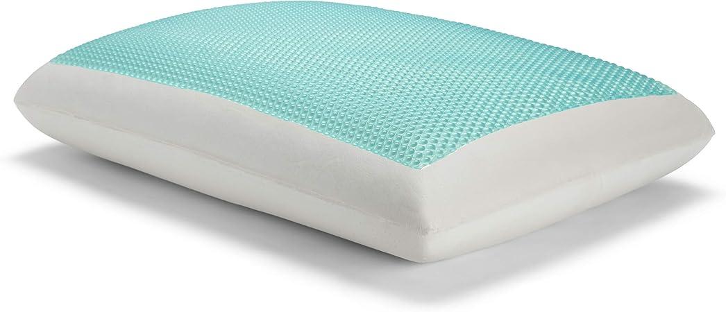 Sealy essentials F01-00597-ST0 Memory Foam Gel Cooling Pillow, Standard, white