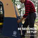 EVER ADVANCED 6 Person Camping Tent, Blackout Design Tent for Camping Instant Cabin Tents for Family with Rainfly, 60s Easy Setup, Water-Resistant, 108 x 108 x 73"