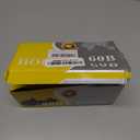 2PCS 300DB Super Loud Train Horns, 12V Waterproof Air Horns Replacement Kit, Car Air Electric Snail Double Horn, Automotive Accessories Universal for Car, Motorcycle, Truck, Bike, Boat (Red)