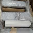 Upgraded Superior Foldable Stainless Steel Utility Cart, 300 LBS Heavy - Duty Load Limit, 3 - Tier Extra - Large Storage with Lockable 360 Rotating Wheels, Heavy - Duty Rolling Cart for Restaurant, G