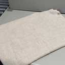 Linen Tablecloth for Rectangle Table, Farmhouse Style Neutral Tablecloth, Water Resistant Burlap Tablecloths for Dining Table Farmhouse Kitchen, 52x70 Inch Natural