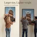 QUTREY 24x36 Poster Frames 3 Packs, Black Frames 24x36 for Wall Gallery, Display 24 by 36 Posters, Photos & Art Prints Vertically or Horizontally