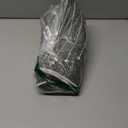 LIVEBOX Boho Green Bathroom Rug, Woven Bath Mat with Tassel Washable Cotton Blend Small Area Rug for Kitchen, Front Door(2'x3') (Dark Green & White)