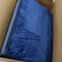 LIORCE Orthopedic Memory Foam XXL Dog Bed - 6" Thick Beds for Extra Large Sized Dog - Waterproof Removable Washable Cover & Wrap-Around Zipper - Ultimate Comfort & Easy Maintenance, Navy