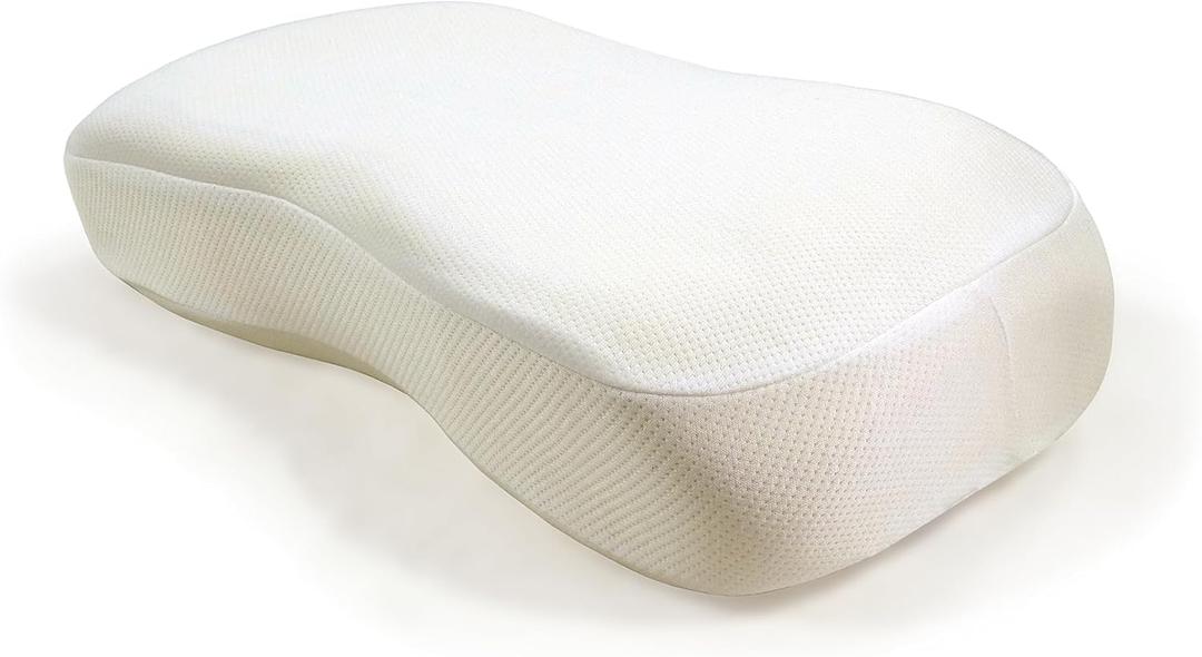 SleepRight Splintek Side Sleeping Pillow Memory Foam Pillow  Best Pillow for Sleeping On Your Side  24" x 5" Standard Size