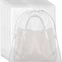 10pcs Dust Bags for Handbags - Purse Dust Protector with Rope for Storage Non-Woven Handbag Travel Organizer, 16 * 19inch