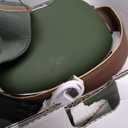 4D Neck and Shoulder Heat Massager, Wireless Portable Neck Massager, Relieves Muscle Pain, Simulates Deep Tissue Massage of Human Hand, Ideal Gift.Green