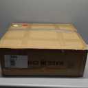 Smiry Floral Area Rug, 9x12 Feet Vintage Print Pattern, Machine Washable Non-Slip Floor Carpet, Low Pile Throw Rugs for Living Room, Bedroom, Dining Room, Laundry Indoor Home Decor, Beige