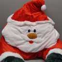 Breling Christmas Reading Pillows Santa Claus Pillow Gifts for Bed Sitting up, 30" x 19.7" Large Backrest Cushion with Arms Back Support for Reading Rest Sit up on Couch Sofa Floor